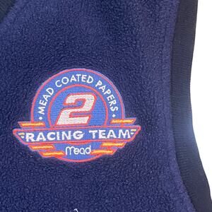 Vintage Mead Racing Team Men’s Large  Polartec Fleece Sweater Vest Plnske Racing